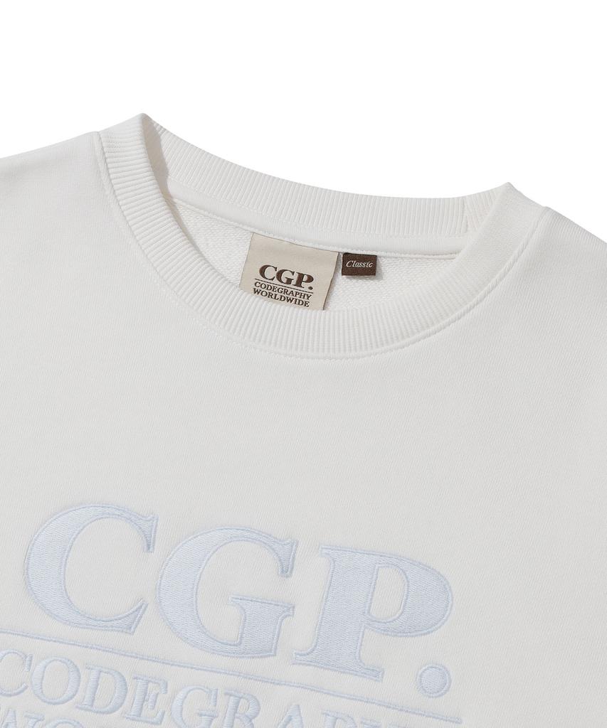 CGP (Women) Square Logo Sweatshirt_Off-White