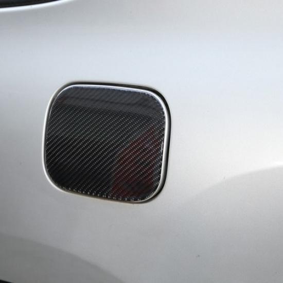 carbon fiber Fuel tank cap oil gas cover trim For Toyota RAV4 2006-12