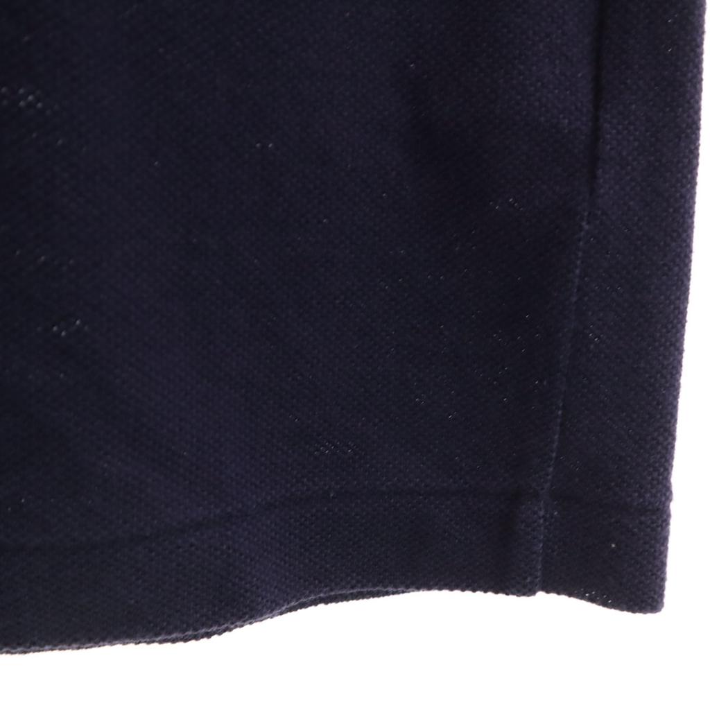 Lacoste Made In Japan Short Sleeve Polo Shirt 38 Navy Fawn Women Used