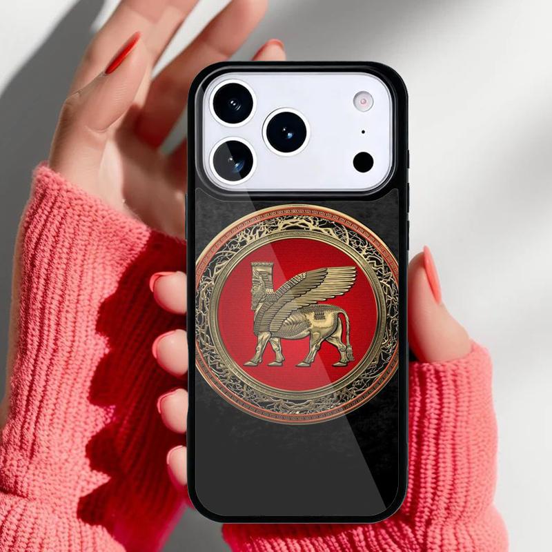 Lamassu Assyrian Mesopotamian soft Phone Case for iPhone 17 16 15 14 13 Pro Max Back Cover for 12 11 Pro Coque