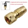 Brass Quick Connectors with Strong Corrosion Resistance & Easy Setups Corrosion Resistant Brass Adapter for Garden Hoses
