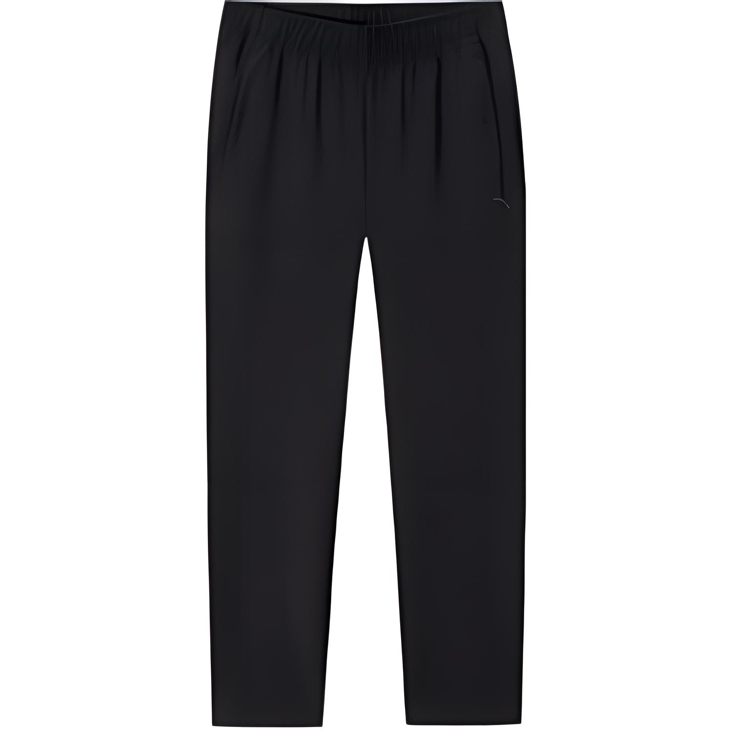 

Anta Comfortable Versatile Slim Fit Knitted Sports Pants Men Bottoms Basic-Black 152517307S-3 2XL