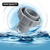 1,5" Schwimmbadschlauch Ablaufanschlussverbinder für P6A1420 P6D1420 P6H1420 P6D1420ASS16 F4D019B-03B Auslaufsichere Verbindung