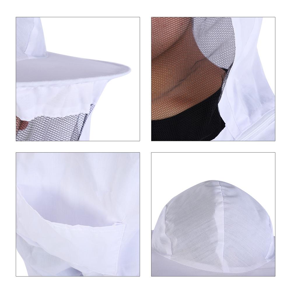 Professionell biodlare skyddsdräkt biodlingsutrustning jacka med huva byxor