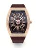 DENVOSI Starry Sky Wine Barrel Luxury Men's Quartz Watch Silicone Strap