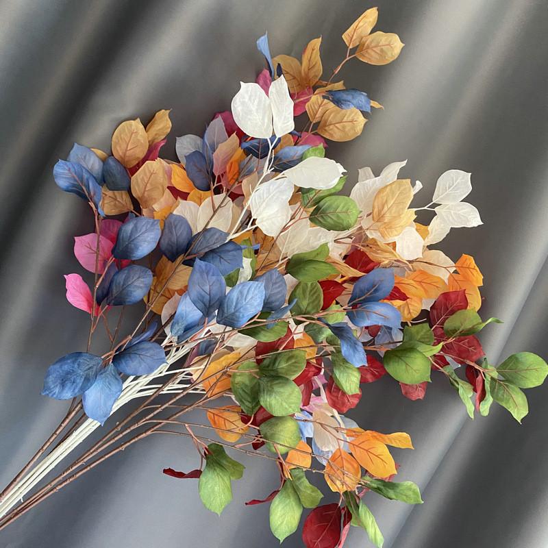 Artificial Kapok Leaves For Styling Photography Props Indoor Outdoor Decoration