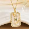 Neck Jewelry 12 Constellation Necklace Gold Plated Zodiac Pendant Necklace  Unisex