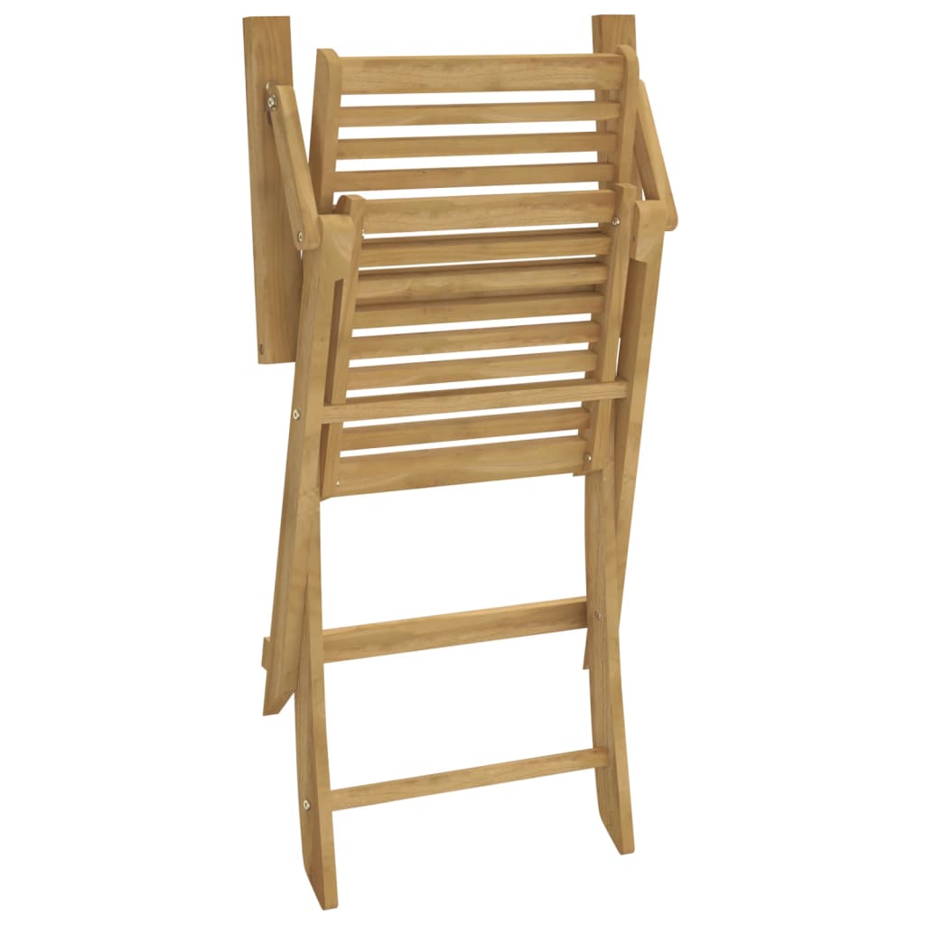 Vidaxl Składane Krzesła Ogrodowe, 4 Szt., 54,5X61,5X86,5 Cm, Akacja