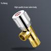 Yuneng Brass 4-Point Angle Stop Valve