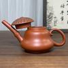 Chinese-style Retro Red Clay Teapot Handmade Tea Brewing Device Gongfu Teapot Single-person Fisherman Teapot Long-spouted Teapot