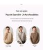 2025 Cashmere Round Neck Raglan Sweater: Loose, Slimming, Thick Knit Pullover for Women