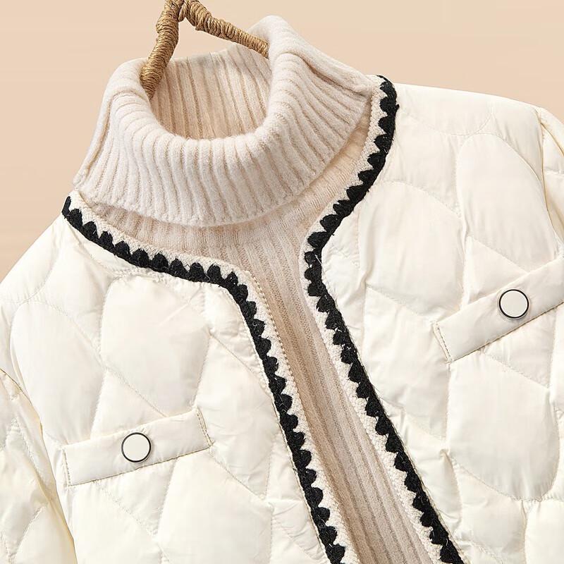 Sibaishe Damen Elegante Leichte 90% Entendaunenjacke