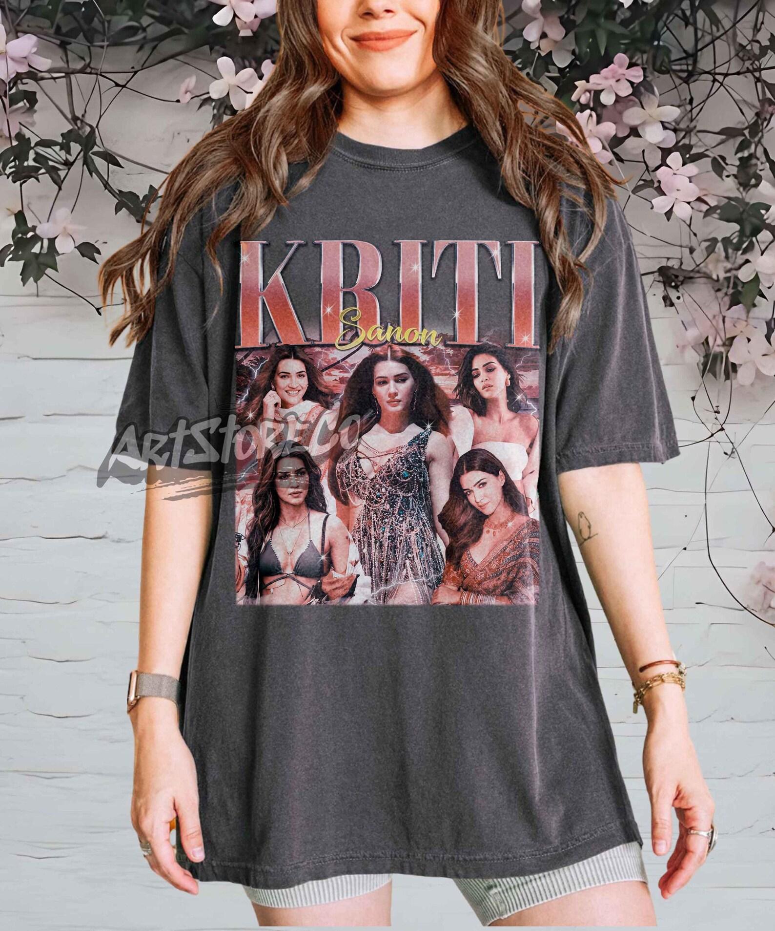 Kriti Sanon Retro Collage Graphic Tee, Vintage Inspired Apparel 3XL