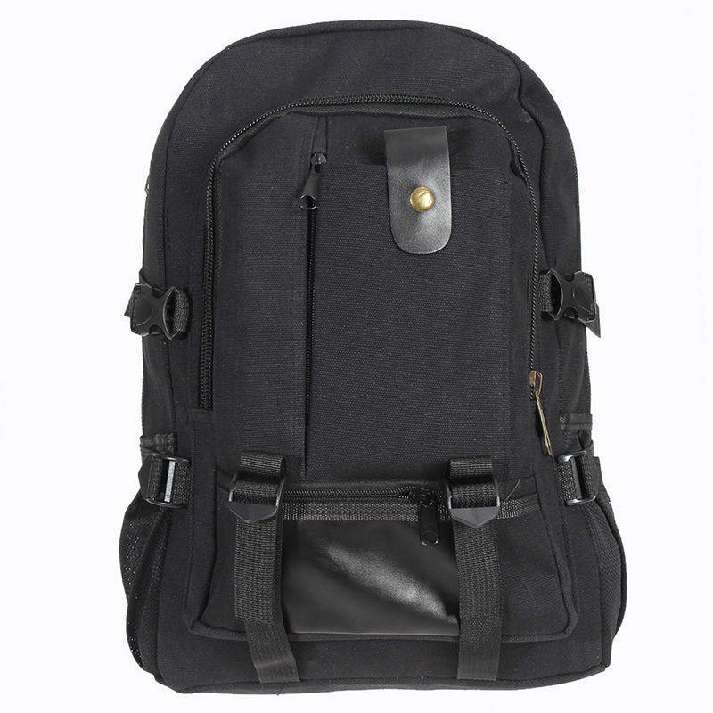 Pánský retro plátěný batoh batoh cestovní sportovní taška školní taška na notebook, turistická taška batohy
