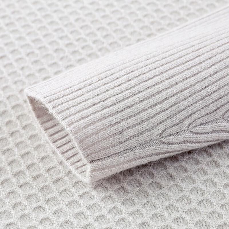 Antonio Men's 100% Wool Jacquard Turtleneck Sweater