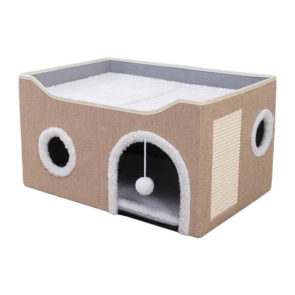 Cat Apartments, Kitten Apartment, Easy to Assemble, Foldable Decoration, Cube, Nest Tent for