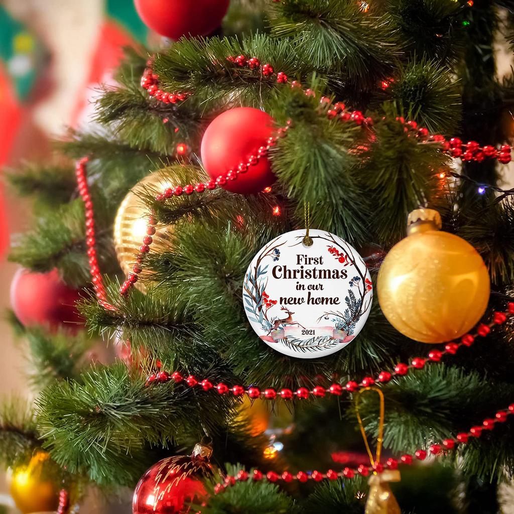Buy New Home Christmas Ornament 2021,first christmas In Our 2021,Family