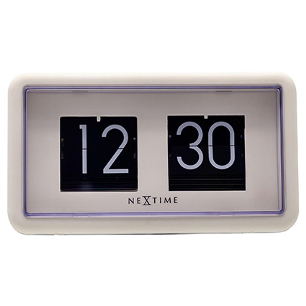 Nextime Překlápěcí hodiny Stolní/Nástěnné hodiny - Černé a bílé