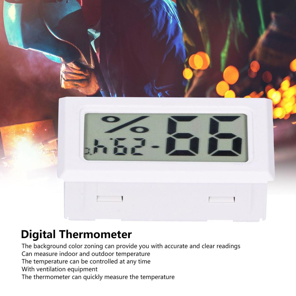 Digital Display Temperature Meter ABS Environment Indoor Thermometer for Smart Home FY11001