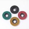 115x22mm Vertical Nylon Fiber Grinding Disc for Polishing & Rust Removal - Stainless Steel Scouring Pad Sanding Flap Wheel