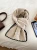 Manufacturer wholesale high-grade wool-containing small fragrant knitted scarf women's winter quality warm versatile couple scarf