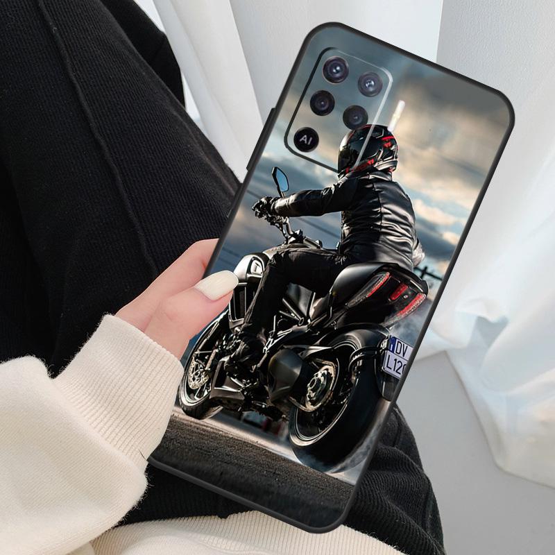 Motorcycle Motorbike Case For Oppo A17 A57 A77 A40 A78 A54 A74 A94 A76 A16 A96 A18 A60 A80 A38 A58 A98 A15 A5 Pro