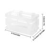Classified Refrigerator Side Door Storage Box Clip-on Transparent Refrigerator Boxs Scalable Removable