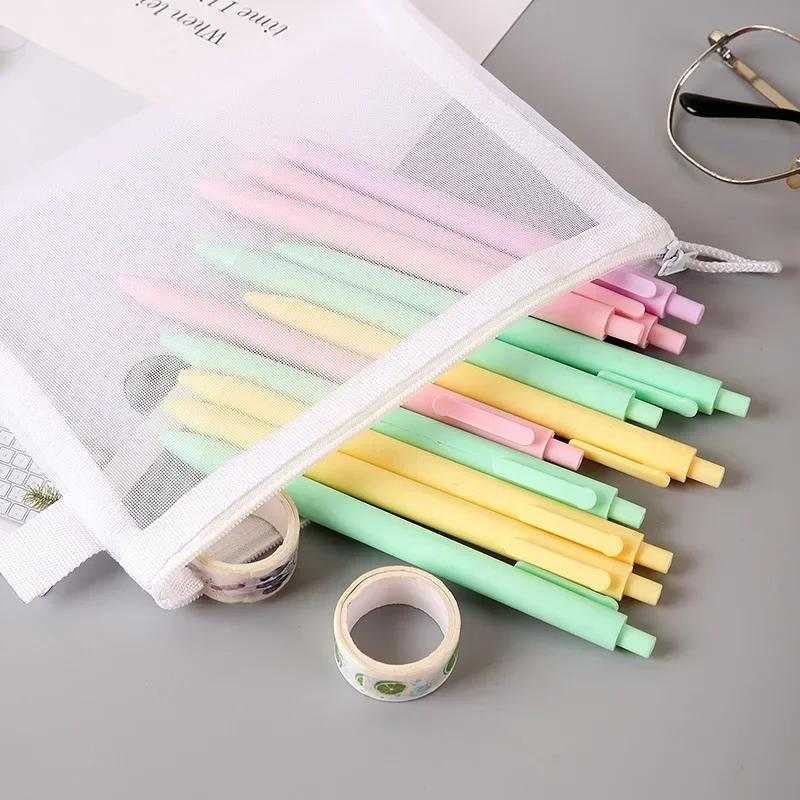 Toy storage bag building block puzzle sub-package bag children small particle zipper transparent finishing storage box