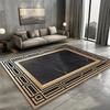 European Style Carpet for Living Room Black Marble Decor Sofa Area Large Rugs Hotel Hall Floor Mats Home Modern Decoration Rugs