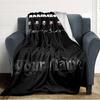 Name Custom German-language band Print Flannel Blanket High Quality Warm Comfortable Cover for All Seasons Perfect for Gifts Home Decor