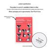 Langting 5-String Electric Bass Tuners, Black/Silver Fishbone Design, All-Metal, 5-Pack