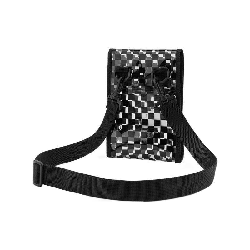 Vans Nylon Fabric Shoulder Bag Crossbody Bag Regular Women's Black/White Vans VN0A7Q2BBLK