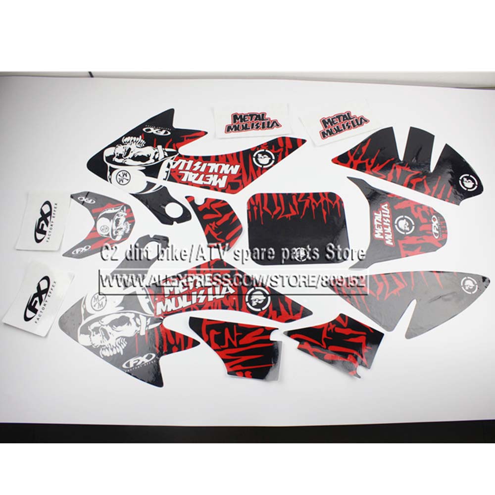 Kits de Adesivos e Plásticos de Carenagem e Para-lama CRF50 Para SSR XR50 50cc 70cc 90cc 110cc 125cc 140cc 150cc 160cc Pit Dirt Trail Bike