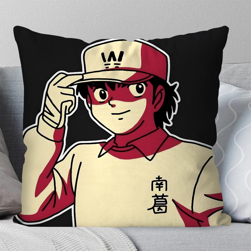 C-Captain Tsubasa Animations-Kissenbezug Quadratisches Kissen Schlafzimmer Sofa Freizeit Komfortkissen Auto Wohnzimmer Heimdekoration 40X40