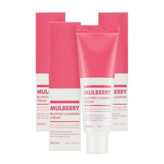 A’PIEU Крем для осветления пигментных пятен с шелковицей SPF/Без SPF (Целевой тон и уход за пятнами) 50 мл × 3 упаковки