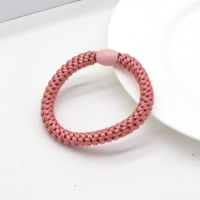 High-Elastic Embroidery Thread Hair Tie for Women - Twisted Ponytail Holder