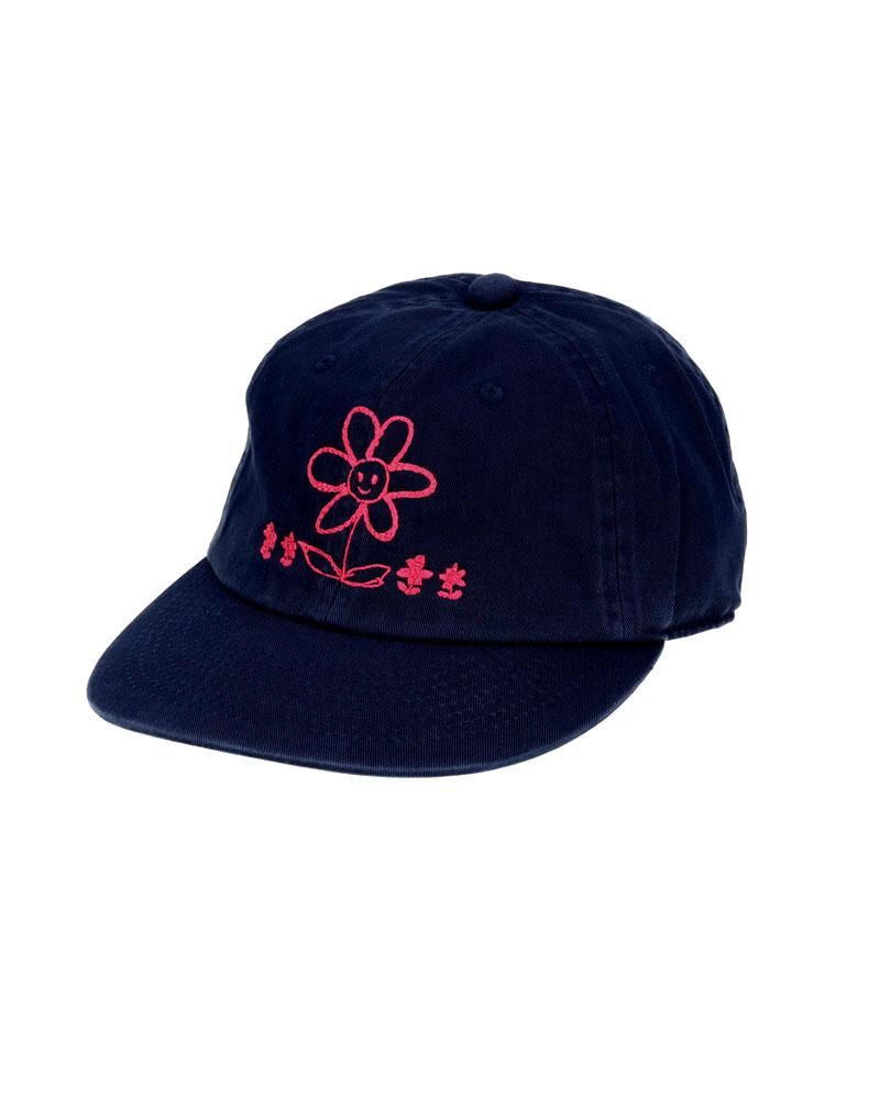 OURPOCKETS Thompson Village Happy Blossom Camper Cap (Navy)