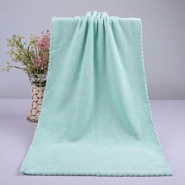 [5 packs of single 30 * 60cm] High-density coral fleece towels are soft and absorb water without shedding hair