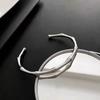 European and American Bamboo Bracelet Women's Titanium Steel Bracelet Adjustable Stainless Steel Bracelet Advanced Sense Opening Bracelet Simple
