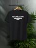 Black T-Shirt Graphic of an Auto Mechanic Who Knocks