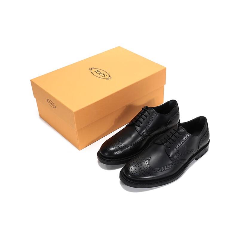 TOD'S Men's Leather Lace-Up Brogue Shoes