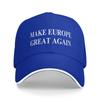 Boné de Basebol de Verão Make Europe Great Again Use Para Unissexo Mulheres Boné Trucker Retro Boné de Sol Ajustável