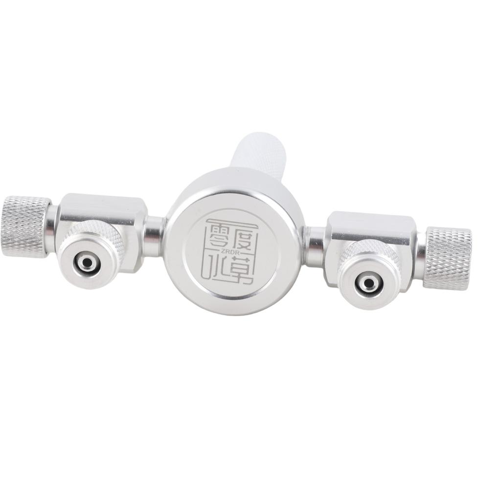 Akvarijní nádrž CO2 Rozdělovač Regulátor Distributor Jehlový Jemně Nastavovací Ventil pro CO2 Regulátor