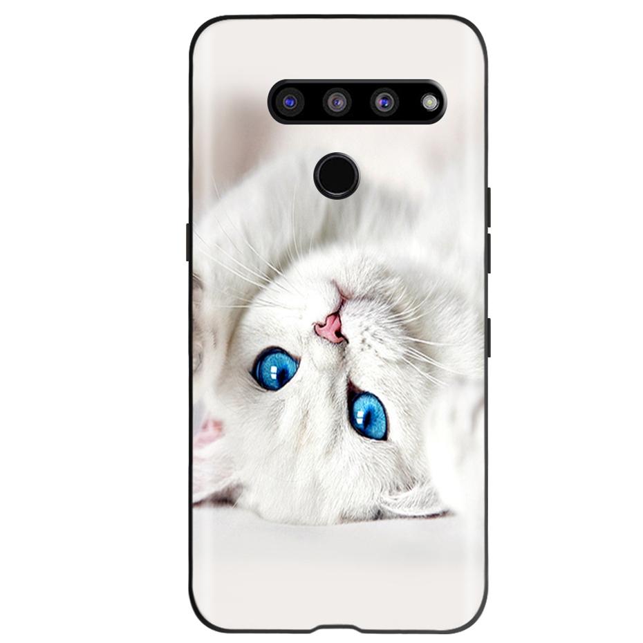 For LG V50 ThinQ 5G Case Fashion Pattern Soft Silicone TPU Phone Case For LG V50S ThinQ 5G V50 50S V500N V450 V510N Funda