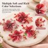 Sheer Organza Organza Flower Applique Crystal Bead Hanfu Decoration  Hanfu Garment Embellishment
