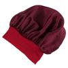 58Cm Solid Color Women Satin Bonnet Cap Night Sleep Hat Adjust Shower Caps