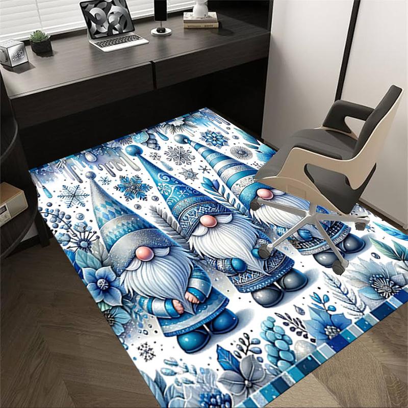 

1PC Gnome Winter Anti-slip carpet, suitable for Office, bedroomand playrooms. It can also be used as a sofa footrest cover-R103 60cm by 90cm
