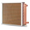 16"x 16" Heat Exchanger Water to Air 3-Row 3/8" Copper Ports 193 Fins