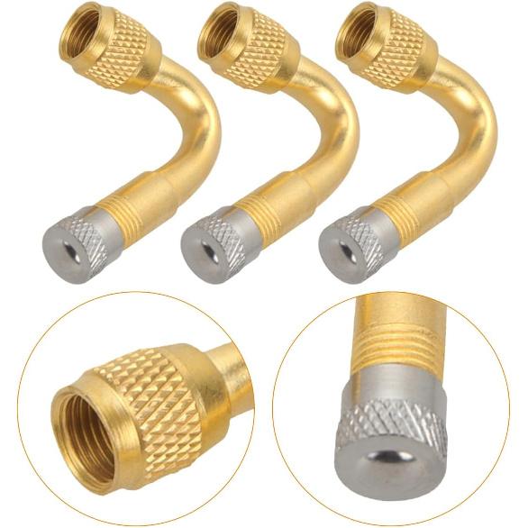 3pcs Tire Valve Extension Fitting Multi-Functional Valve Stem for Cars Motorcycles and Rvs and Easy to Use Tight Spaces