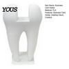 Durable Business Card Stand 3D Printed Holder, Tooth Shaped Matte White Organizer, One-piece Molded Holder Minimalist Style Ornament for Dental